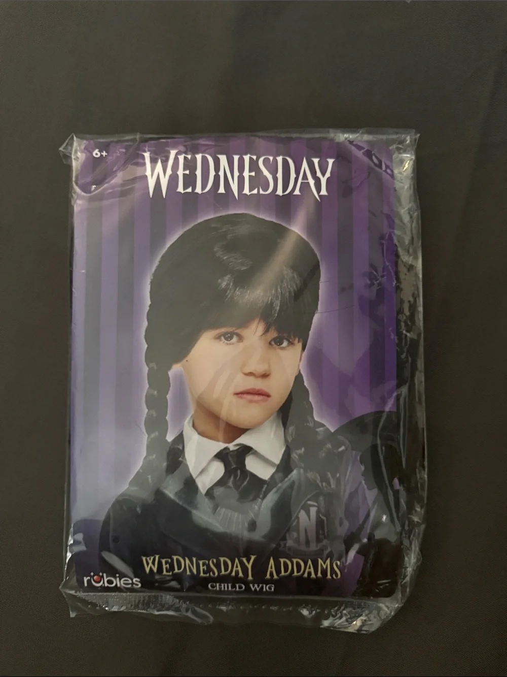 Rubie's Wednesday Addams Black Braided Child Wig
